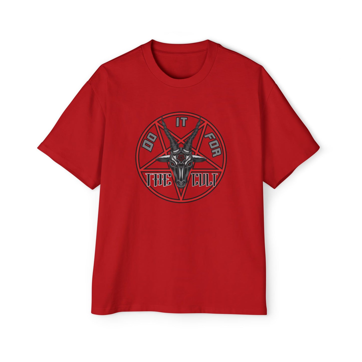 Men's Oversized Graphic Tee - Do It for the Cult