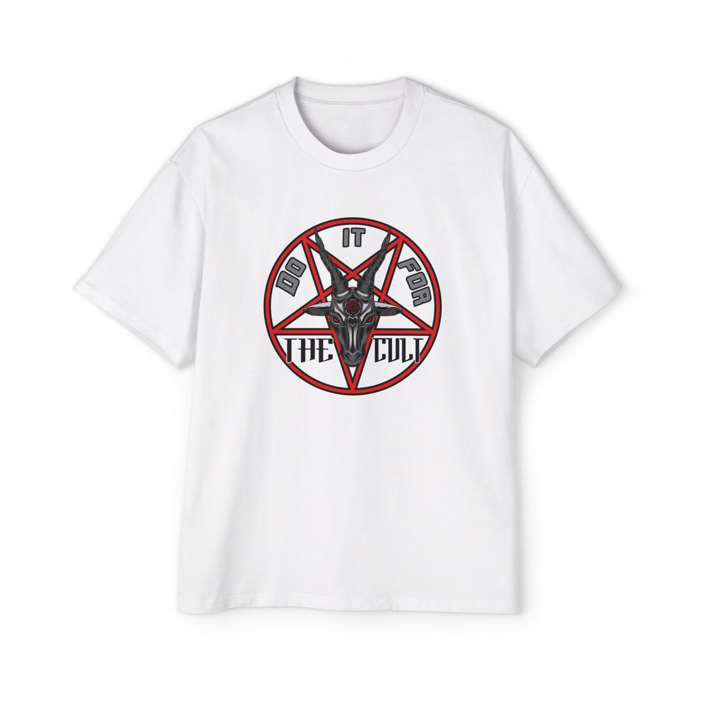 Men's Oversized Graphic Tee - Do It for the Cult