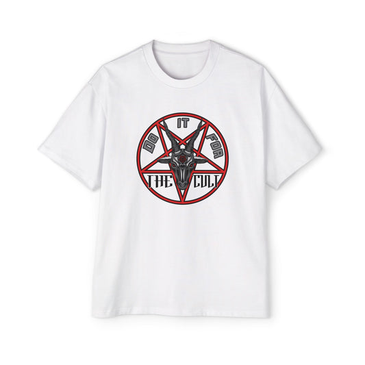 Men's Oversized Graphic Tee - Do It for the Cult
