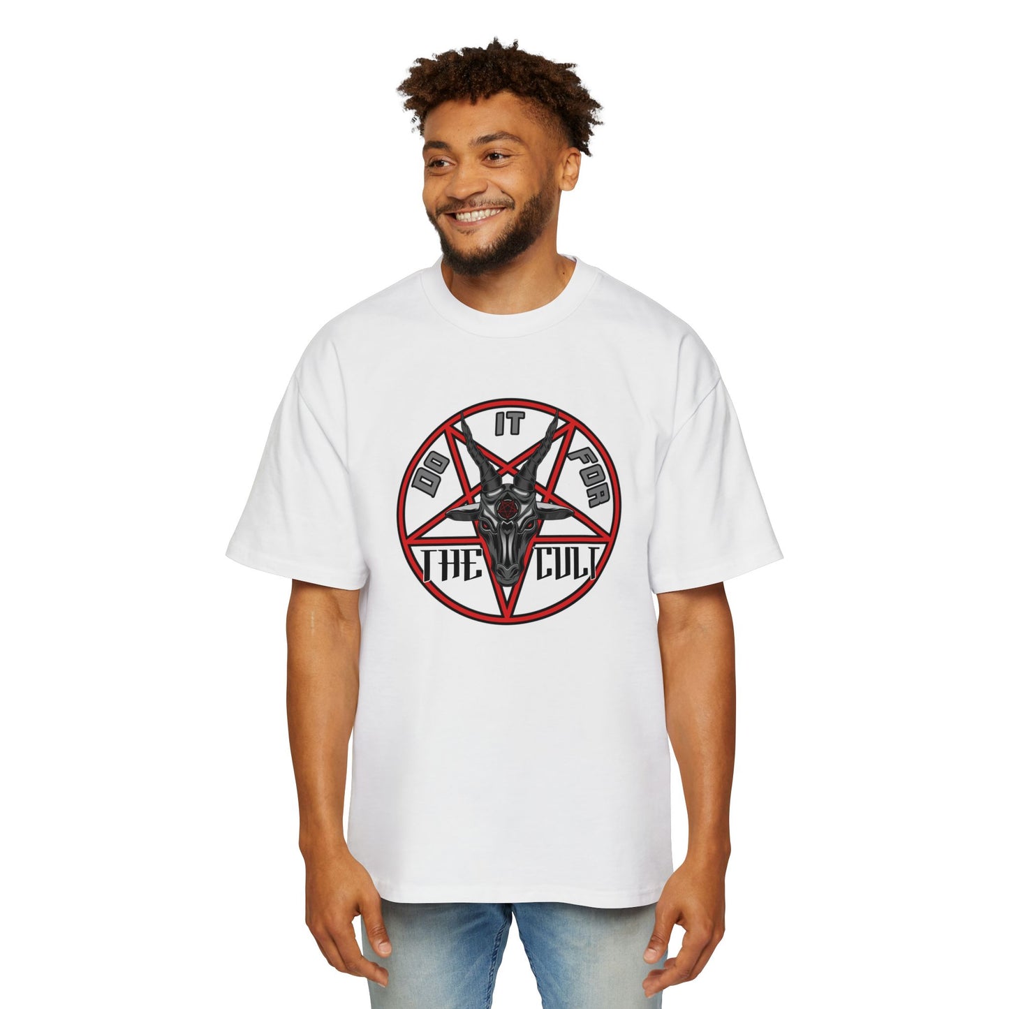 Men's Oversized Graphic Tee - Do It for the Cult